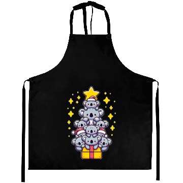 Discover Koala Christmas Tree Merry Christmas Aprons