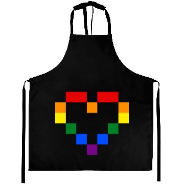 Discover Rainbow Heart Aprons