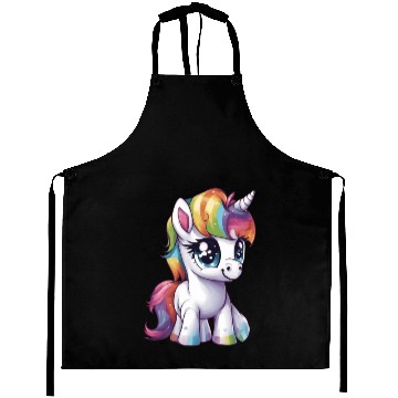 Discover Baby Rainbow Unicorn Aprons