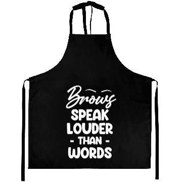 Discover Brows Speaks Louder Than Words Esthetician Aprons