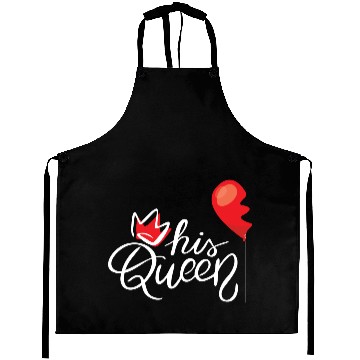Discover Queen White Aprons