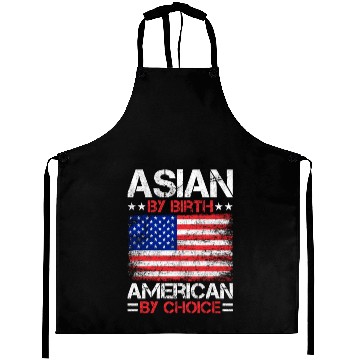 Discover Asian American US Flag Aprons