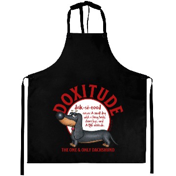 Discover Dachshund Doxitude Aprons