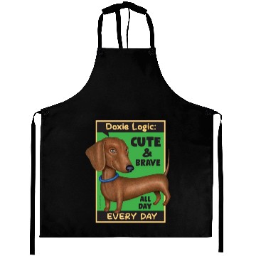 Discover Dachshund Logic Aprons