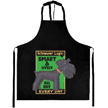 Discover Schnauzer Logic Aprons