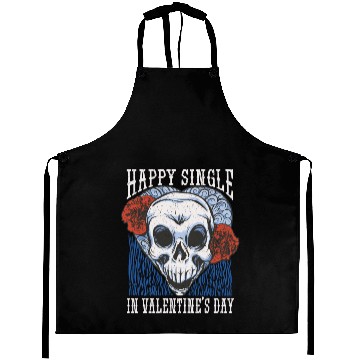 Discover Solo Skull Valentine's Aprons
