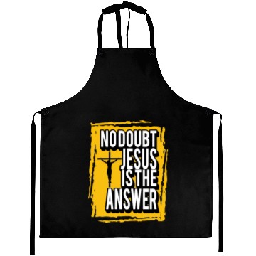 Discover Jesus Is The Answer Love Jesus Christian Christmas Aprons