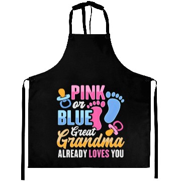 Discover Gender Reveal For Great Grandma Aprons