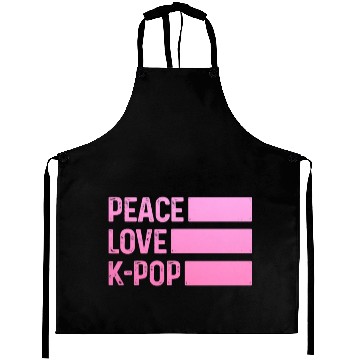 Discover K-Pop Fan Gift Korean Pop Music Aprons