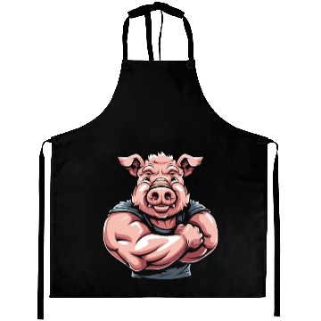Discover Workout Gym Pig Aprons