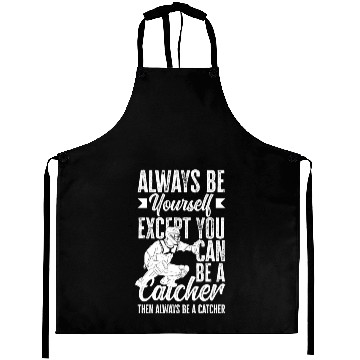 Discover Funny Baseball Catcher Gift Aprons