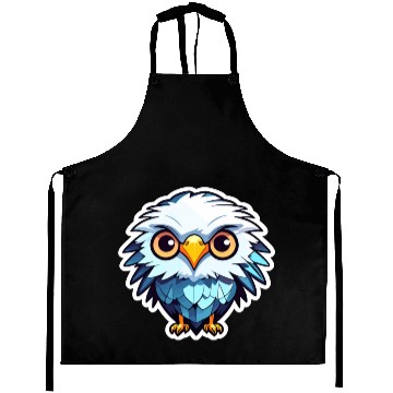 Discover Eagle Bird Illustration Aprons