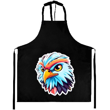 Discover Eagle Bird Illustration Aprons