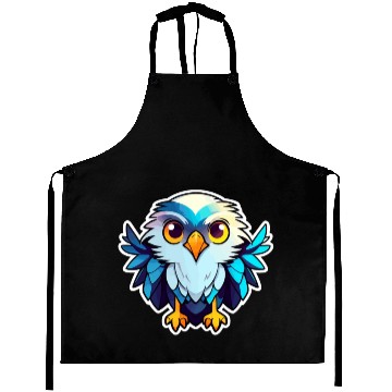 Discover Eagle Bird Illustration Aprons