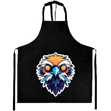 Discover Eagle Bird Illustration Aprons