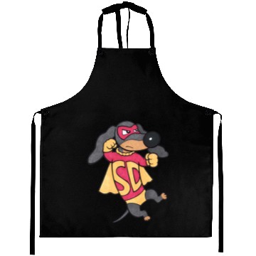Discover Super Doxie SUPER HERO CARTOON Aprons