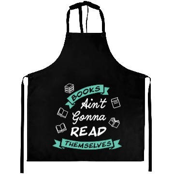 Discover Funny Reading Teacher Bookworm Aprons