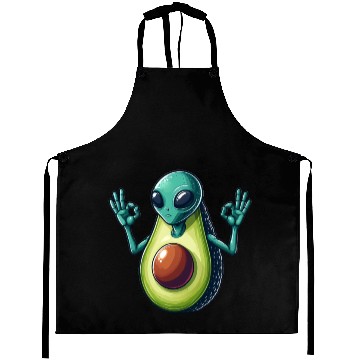 Discover Avocado alien Aprons