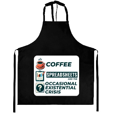 Discover Accountant Bookkeeping Coffee Spreadsheets Funny Aprons