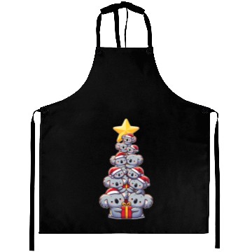 Discover Koala Christmas Tree Merry Christmas Aprons
