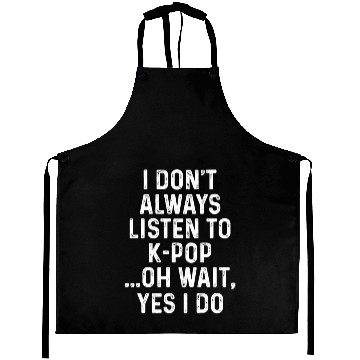 Discover K-Pop Fan Gift Korean Pop Music Aprons