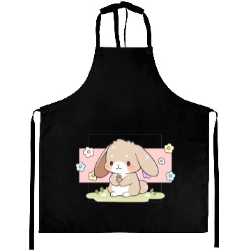 Discover Kawaii Bunny Pastel Sweet Chibi Bunny Cute Aesthet Aprons