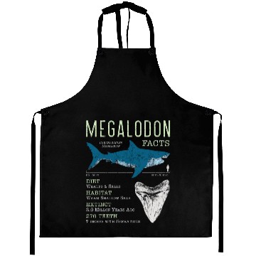 Discover Megalodon Facts Aprons