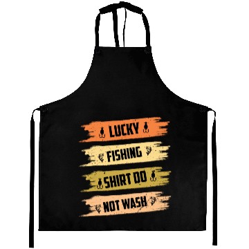 Discover Lucky Fishing Aprons Do Not Wash