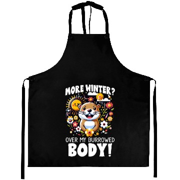 Discover Groundhog Day 2024 Enthusiast February 2nd Aprons