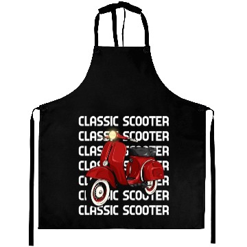 Discover Vespa Classic Scooter Aprons