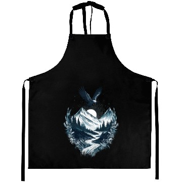 Discover Mountain Silver Eagle Aprons