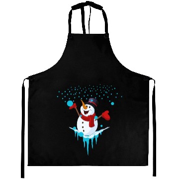 Discover Snowman Aprons