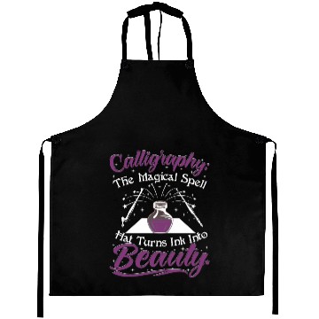 Discover the magical spell that turns ink into beauty. Aprons