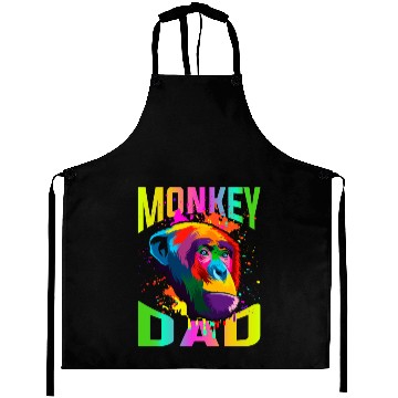 Discover Monkey Dad Aprons
