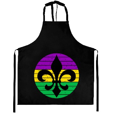 Discover Mardi Gras Fleur De Lis Aprons