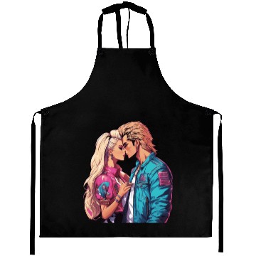 Discover Anime Love Never Fails Aprons