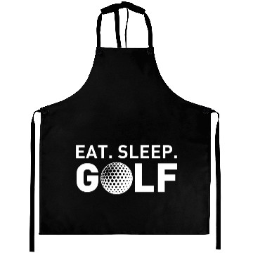 Discover eat sleep golf Aprons
