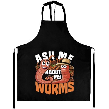 Discover Worm Farming Ask Me About My Worms Aprons