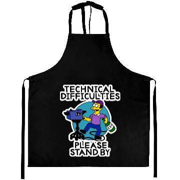 Discover Technical Difficulties The Simpsons Aprons
