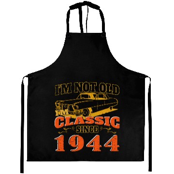 Discover Oldtimer 1944 80th birthday present men Aprons