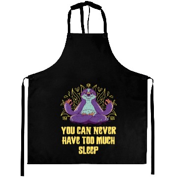 Discover You Can Never Have Too Much Sleep Sloth Lazy Aprons