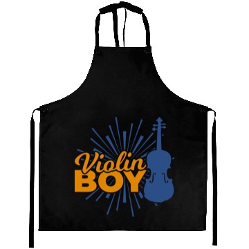 Discover Violin Boy Aprons