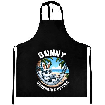 Discover Bunny Beachside Office: Work and Waves Aprons