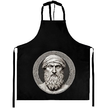 Discover Pythagoras Greek Mathematician Artwork Aprons