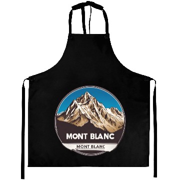 Discover Mont Blanc logo Aprons