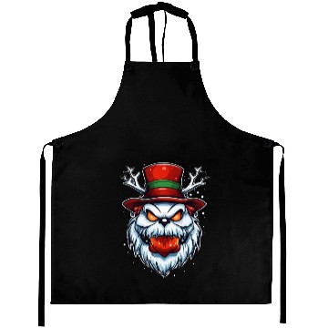 Discover Angry Snowman Aprons