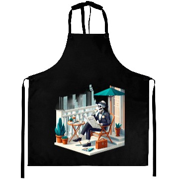 Discover Preppy skeleton Aprons