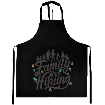 Discover Family hiking fun Aprons