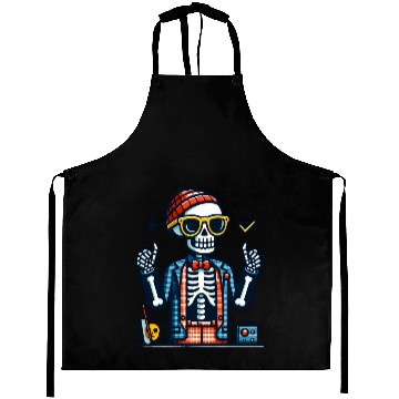 Discover Preppy skeleton Aprons
