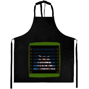 Discover Flaco the Owl - Green Window Aprons